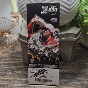 Josef Newgarden Autographed 2023 Indianapolis 500 Ticket